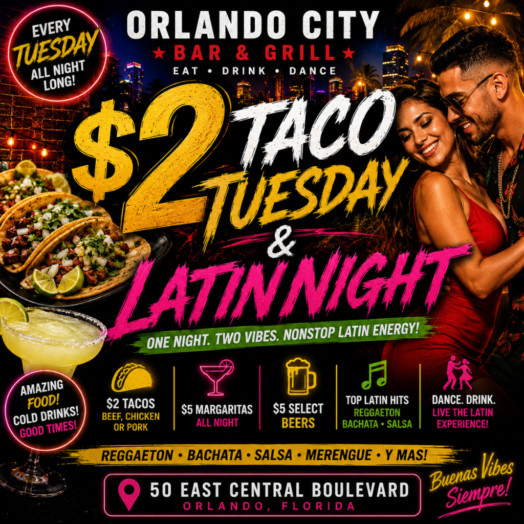 Latin Night & $2 Taco Tuesdays